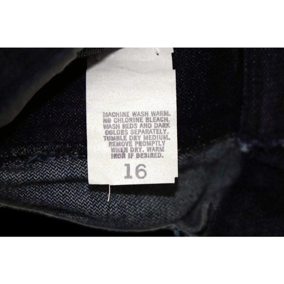 VIntage Eddie Bauer Jeans, Mom Jeans, High Waist, NOS Dark Denim, 30 x 32, - Picture 6 of 10